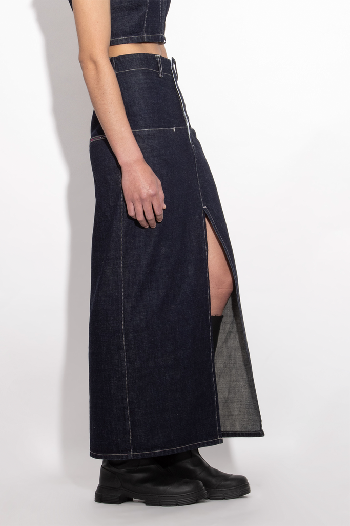 Flatliner Maxi Skirt | Indigo