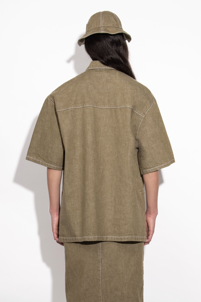 Flatliner Shacket | Khaki