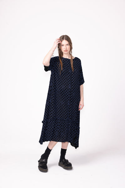 Rollers Dress | Blue Alto Reverse
