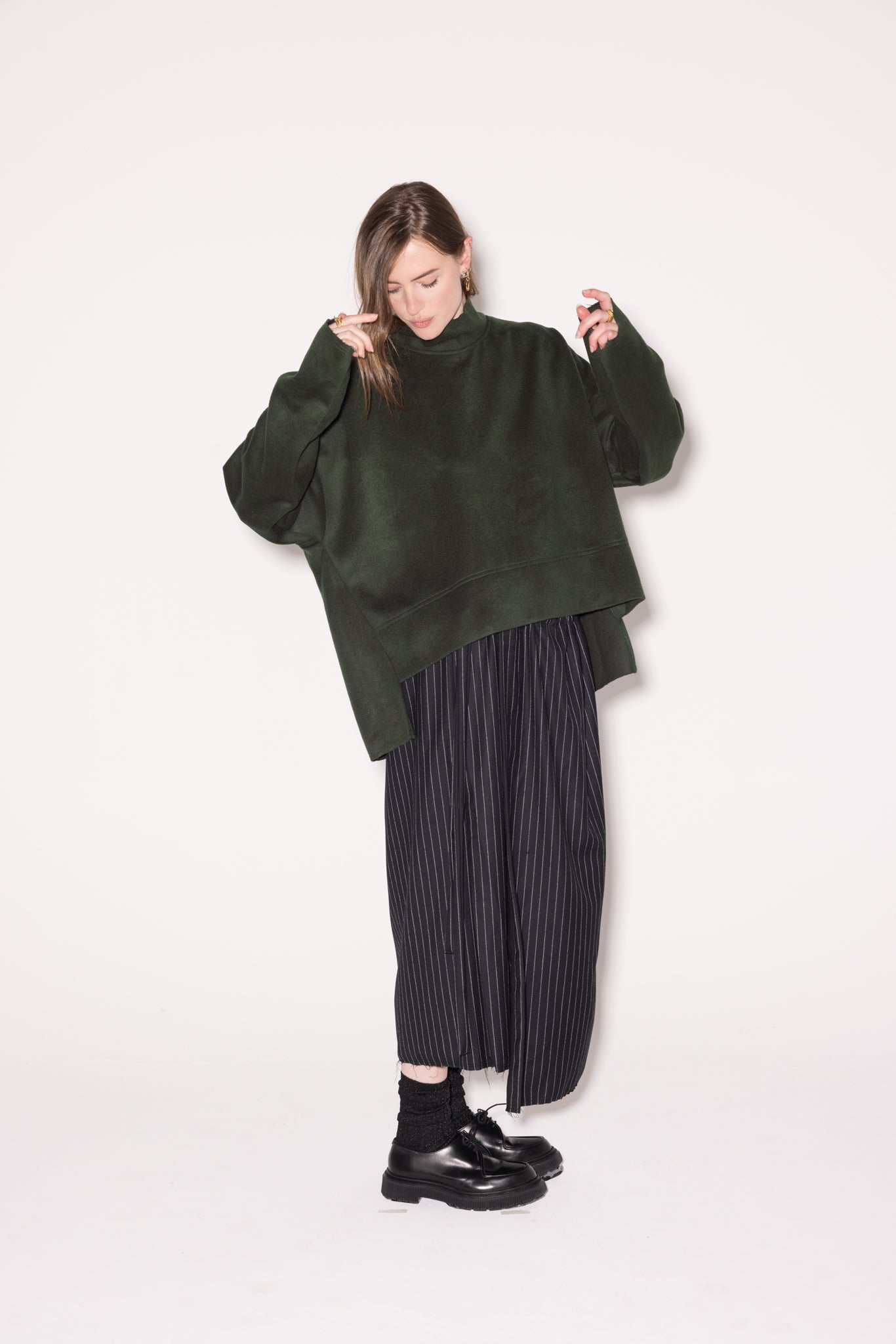 COMPANY OF STRANGERS leather and tassle top