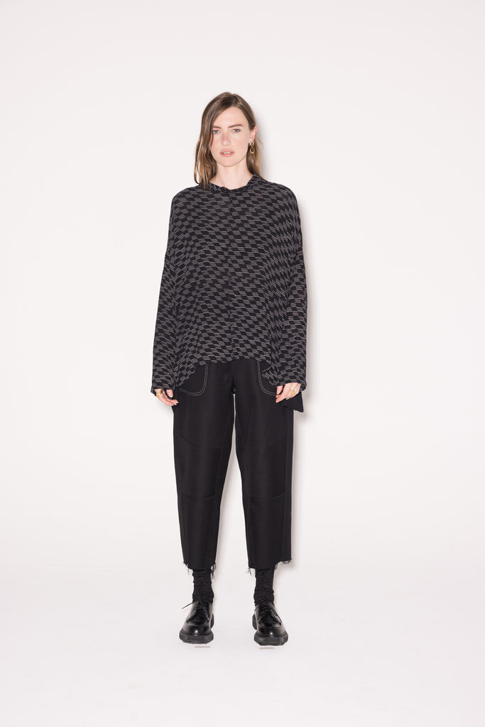 Symbol Sweater | Black Grey Code