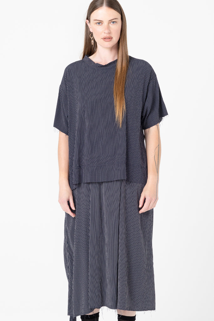 Extension Dress | Ink Pinstripe - Company Store