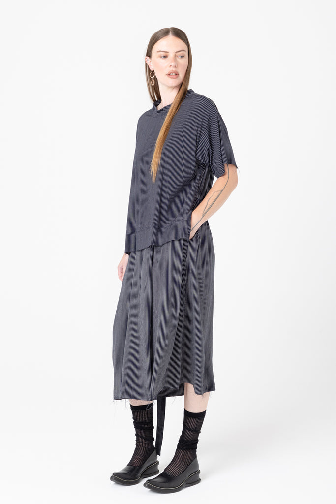 Extension Dress | Ink Pinstripe - Company Store
