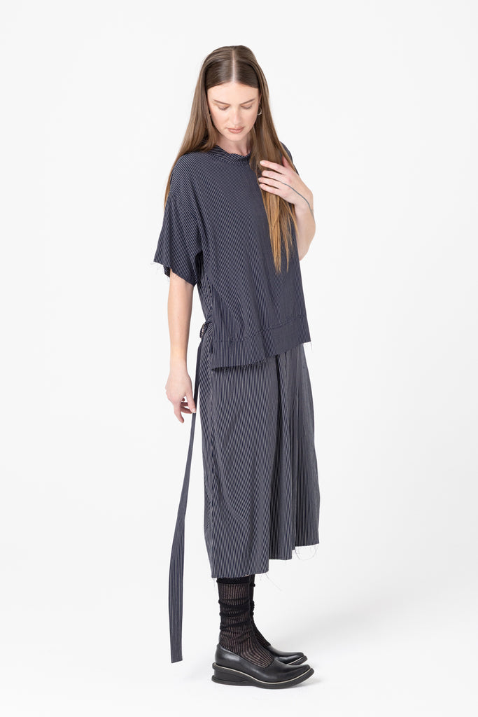 Extension Dress | Ink Pinstripe - Company Store
