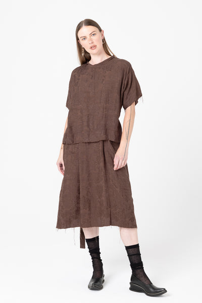 Extension Dress | Cacao Jacquard - Company Store