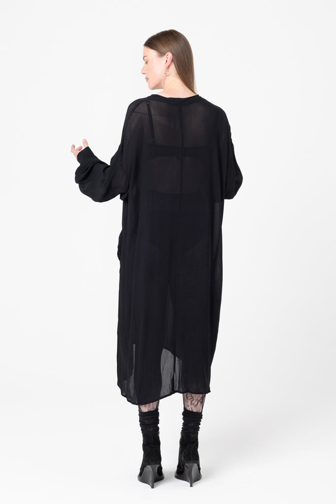 Mingle Dress | Black Sheer - Company Store