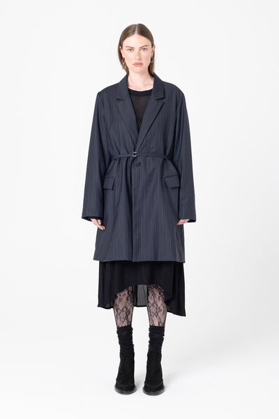 Powersuit Jacket | Charcoal Stripe