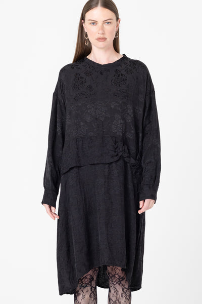 Mingle Dress | Black Jacquard
