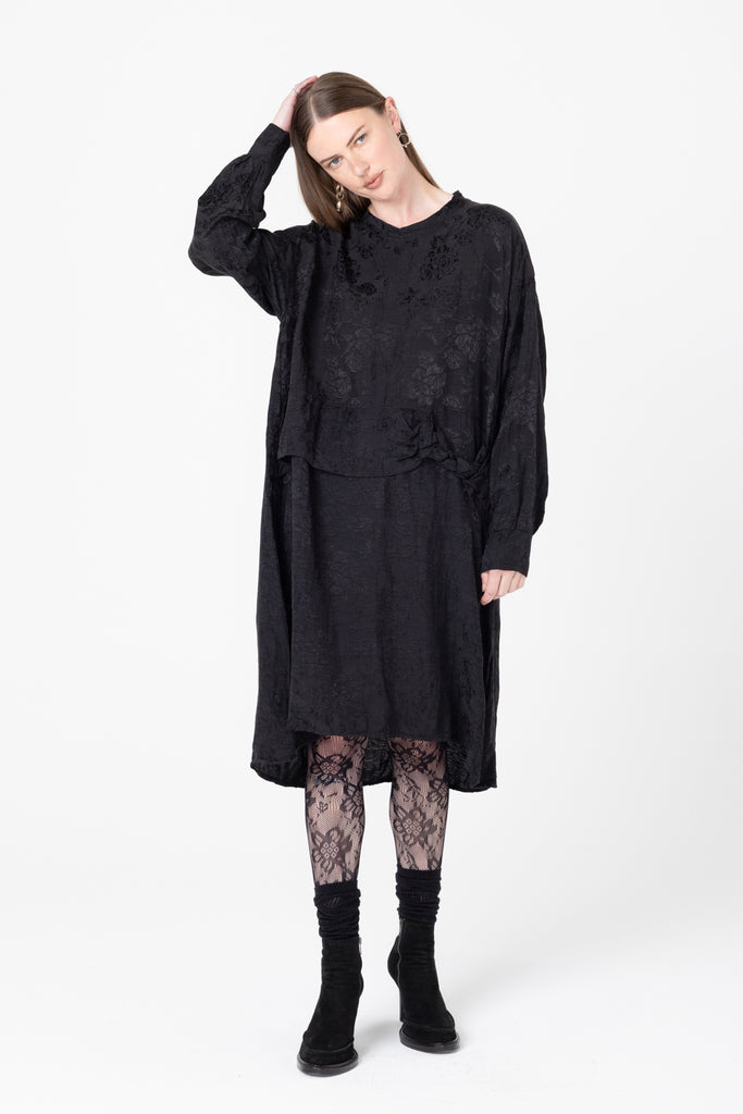 Mingle Dress | Black Jacquard - Company Store