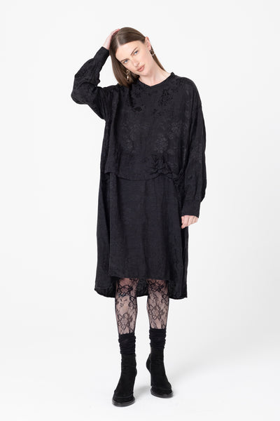 Mingle Dress | Black Jacquard
