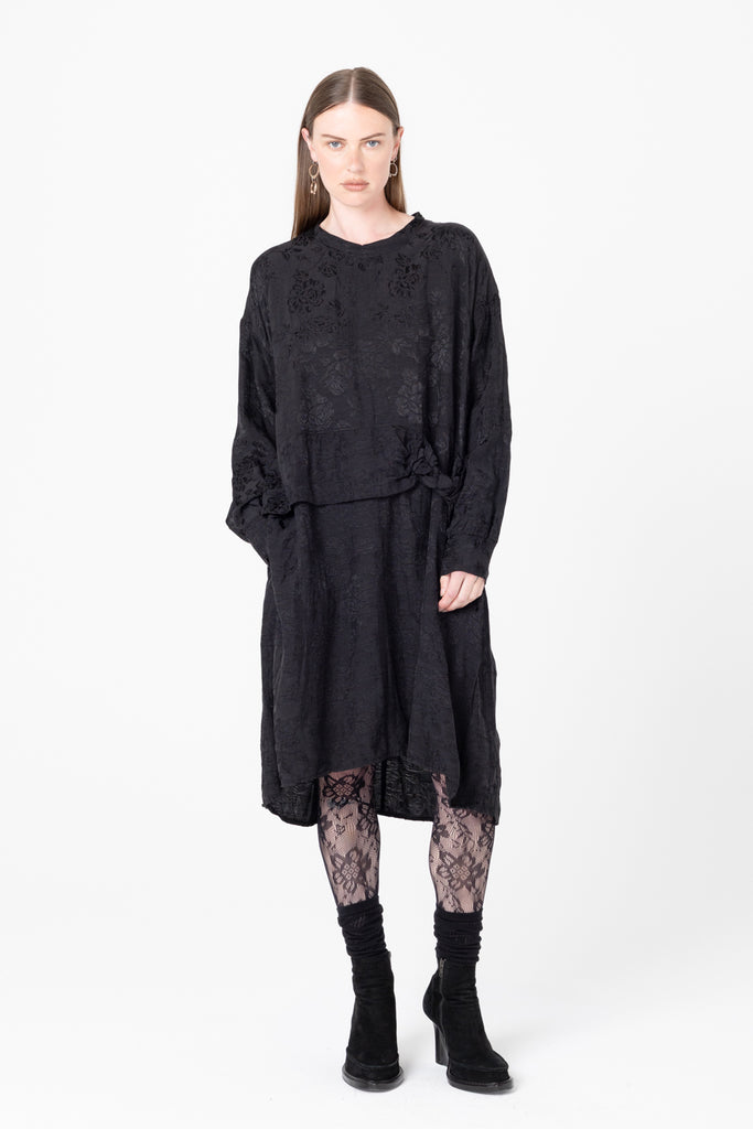 Mingle Dress | Black Jacquard - Company Store