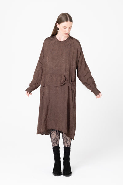 Mingle Dress | Cacao Jacquard - Company Store