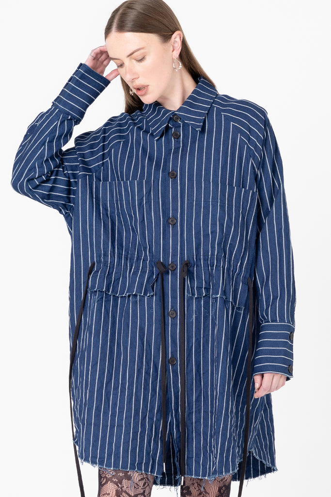 Facts Shirtdress | Denim Stripe - Company Store
