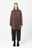 Facts Shirtdress | Cacao Jacquard - Company Store