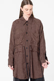 Facts Shirtdress | Cacao Jacquard - Company Store