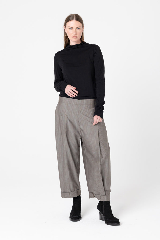Calibrate Pant | Tan Stripe - Company Store