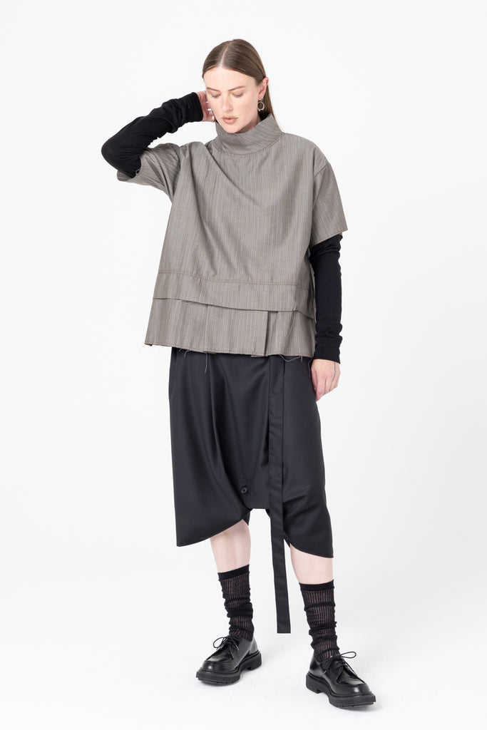 Fax Tee | Tan Stripe - Company Store