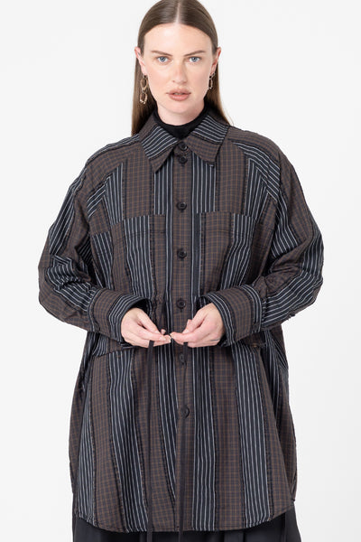 Facts Shirtdress | Black/Cacao