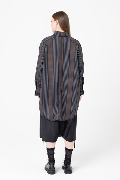 Facts Shirtdress | Black/Cacao - Company Store