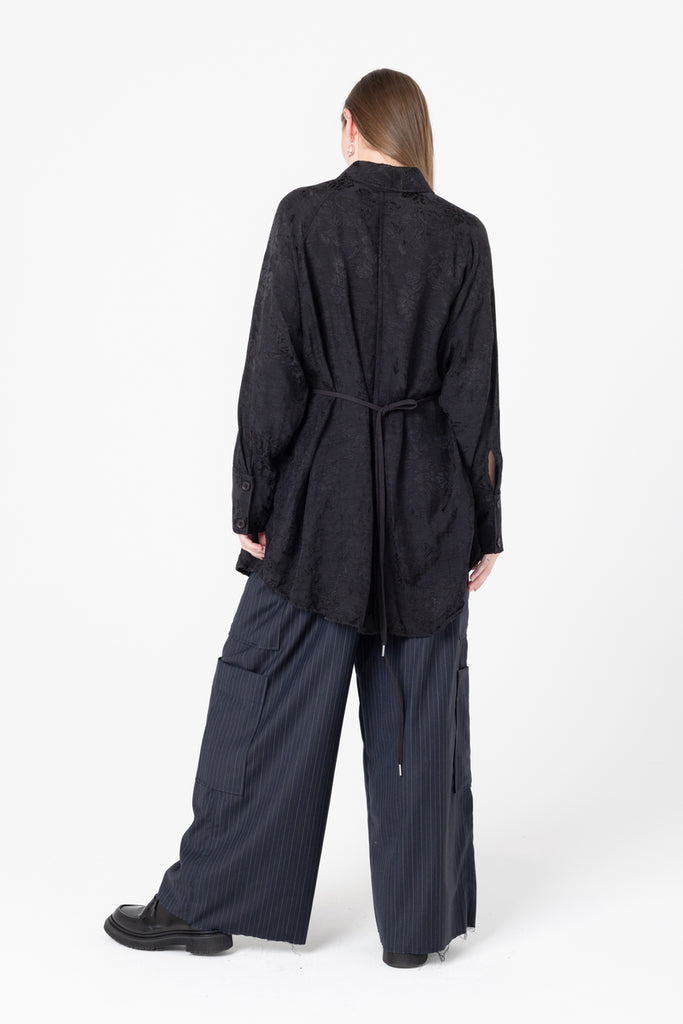 Facts Shirtdress | Black Jacquard - Company Store