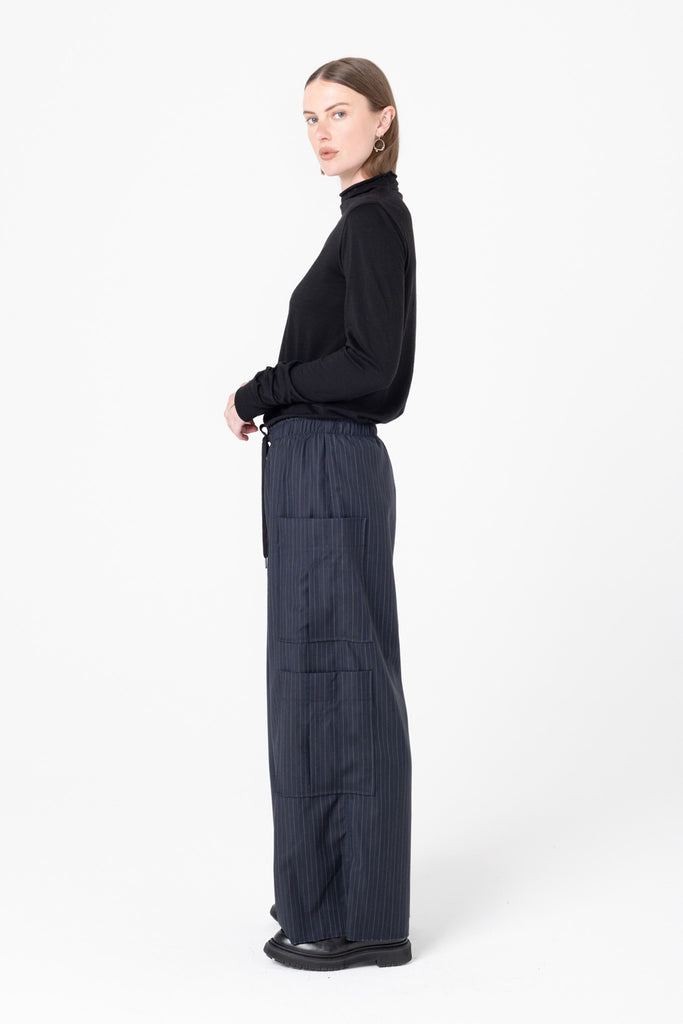 Boredroom Trackie | Charcoal Stripe - Company Store
