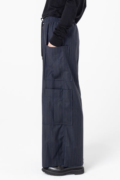 Boredroom Trackie | Charcoal Stripe