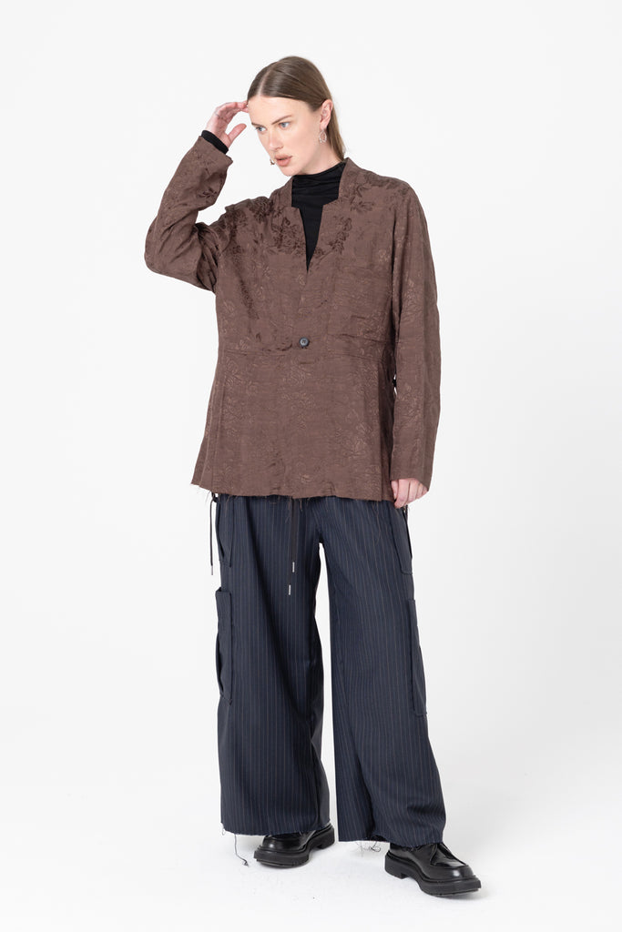 Hotel Jacket | Cacao Jacquard - Company Store