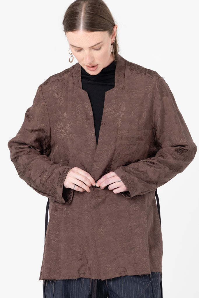 Hotel Jacket | Cacao Jacquard - Company Store