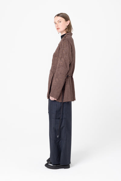 Hotel Jacket | Cacao Jacquard - Company Store
