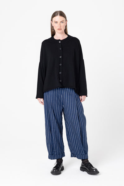 Fine Line Cardigan | Black