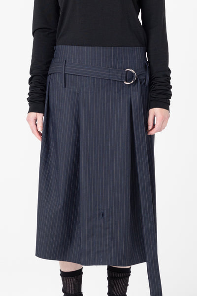 Transform Skirt | Charcoal Stripe - Company Store