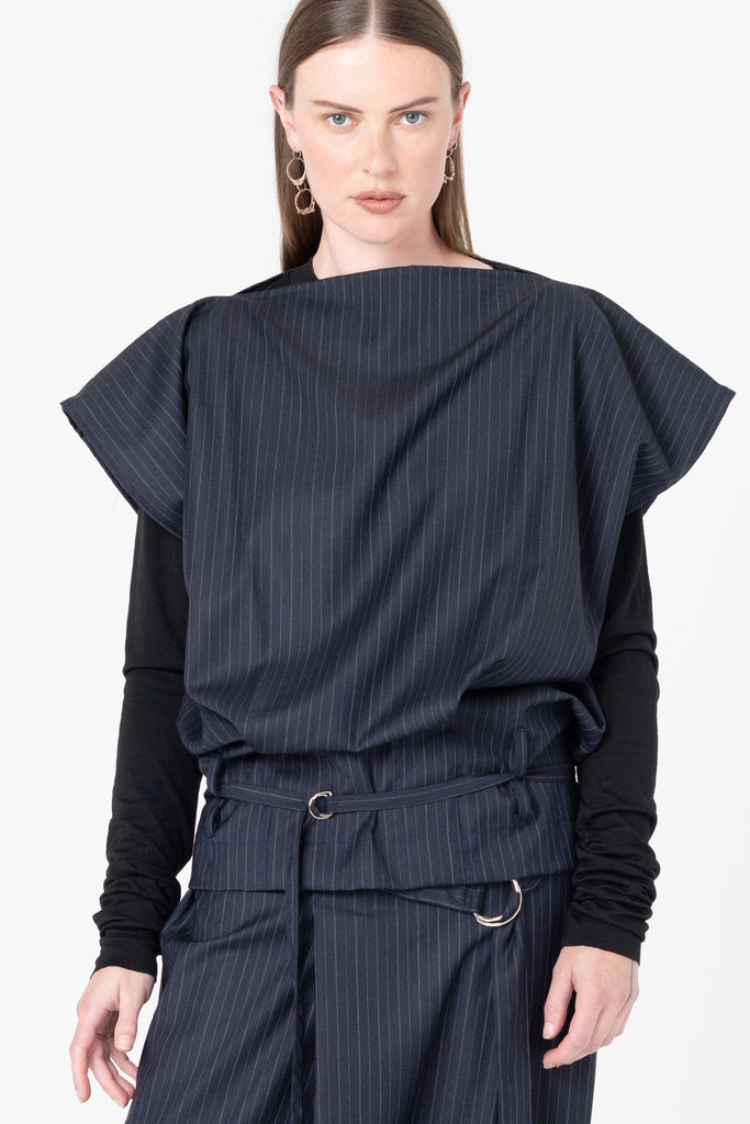 Mirror Top | Charcoal Stripe - Company Store