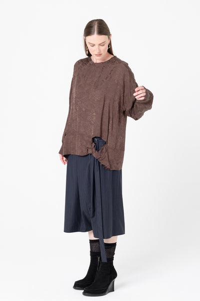 Tangle Sweater | Cacao Jacquard