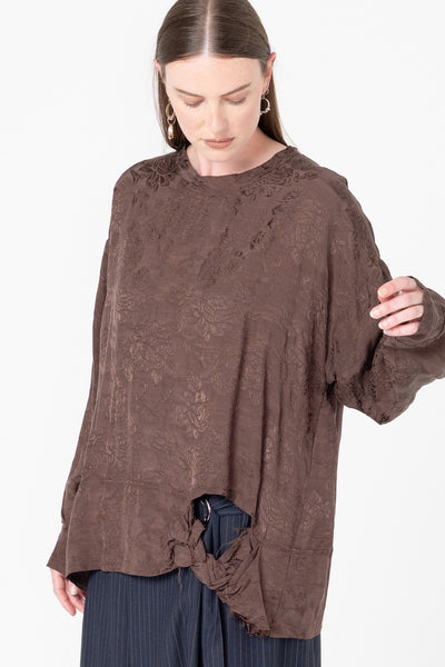 Tangle Sweater | Cacao Jacquard