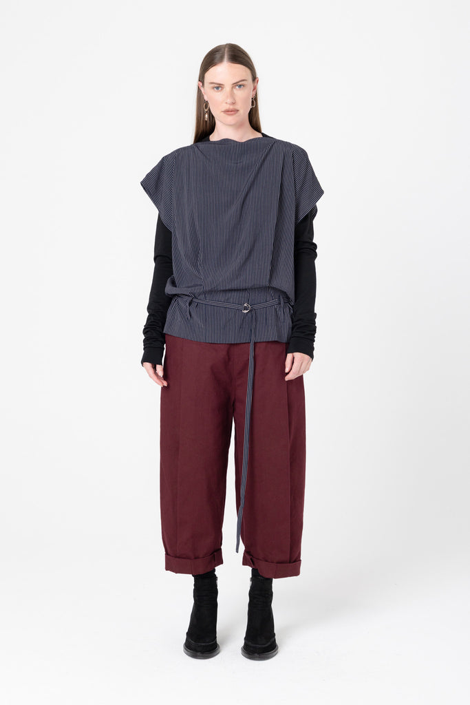 Mirror Top | Ink Pinstripe - Company Store