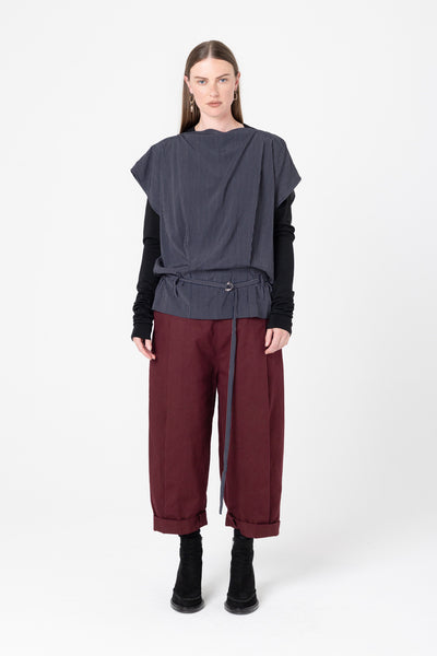 Mirror Top | Ink Pinstripe
