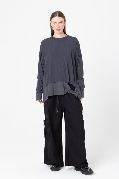 Tangle Sweater | Ink Pinstripe
