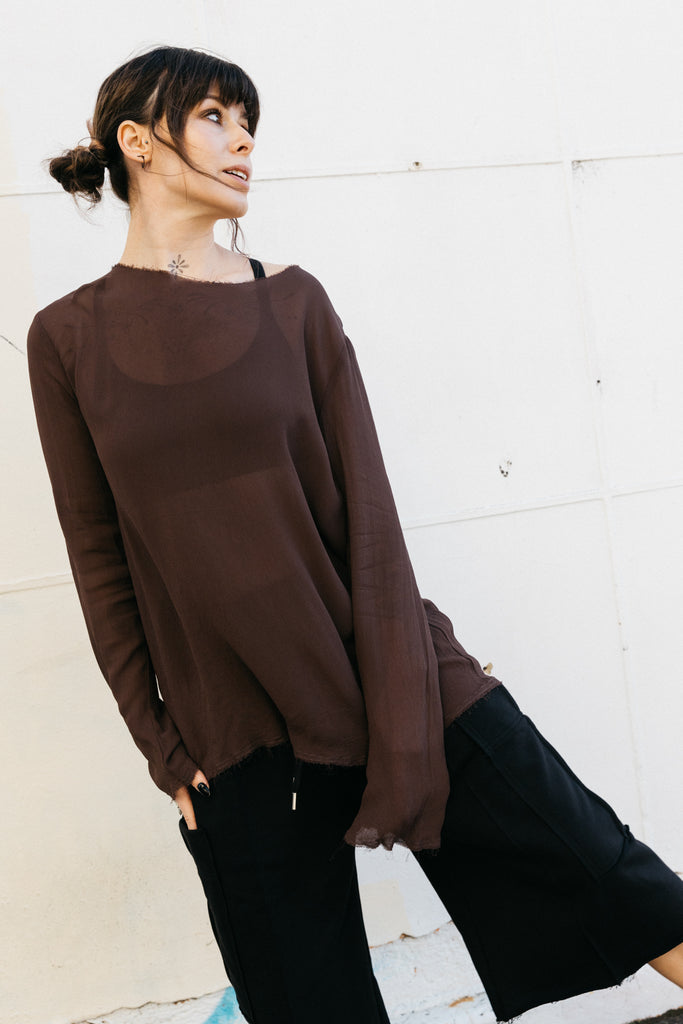 Violet Top | Coffee