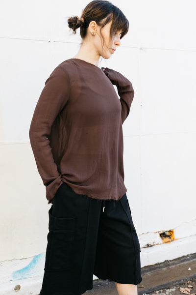 Violet Top | Coffee