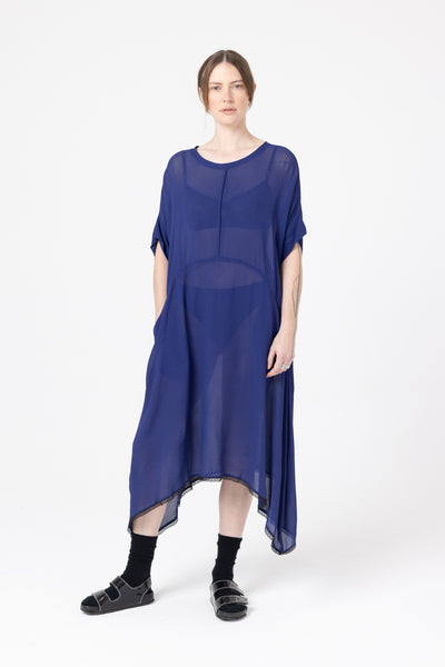 Circle Dress | Cobalt Lace