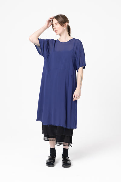 Dimensional Dress | Cobalt