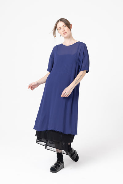 Dimensional Dress | Cobalt