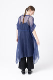 Circle Dress | Cobalt Sheer