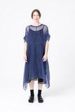 Circle Dress | Cobalt Sheer