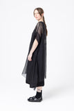 Circle Dress | Black Sheer