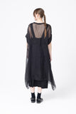 Circle Dress | Black Sheer