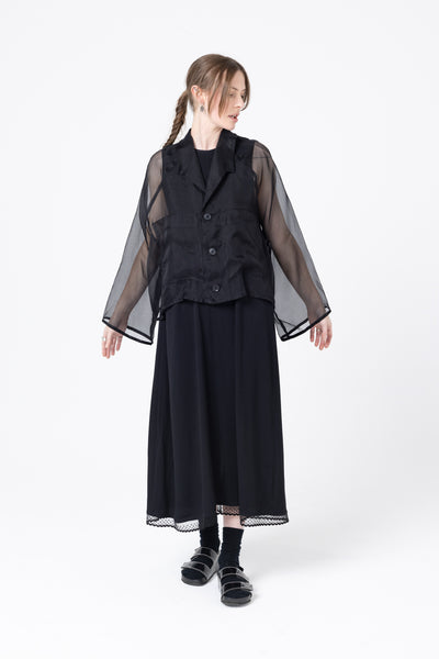 Impression Jacket | Black Sheer