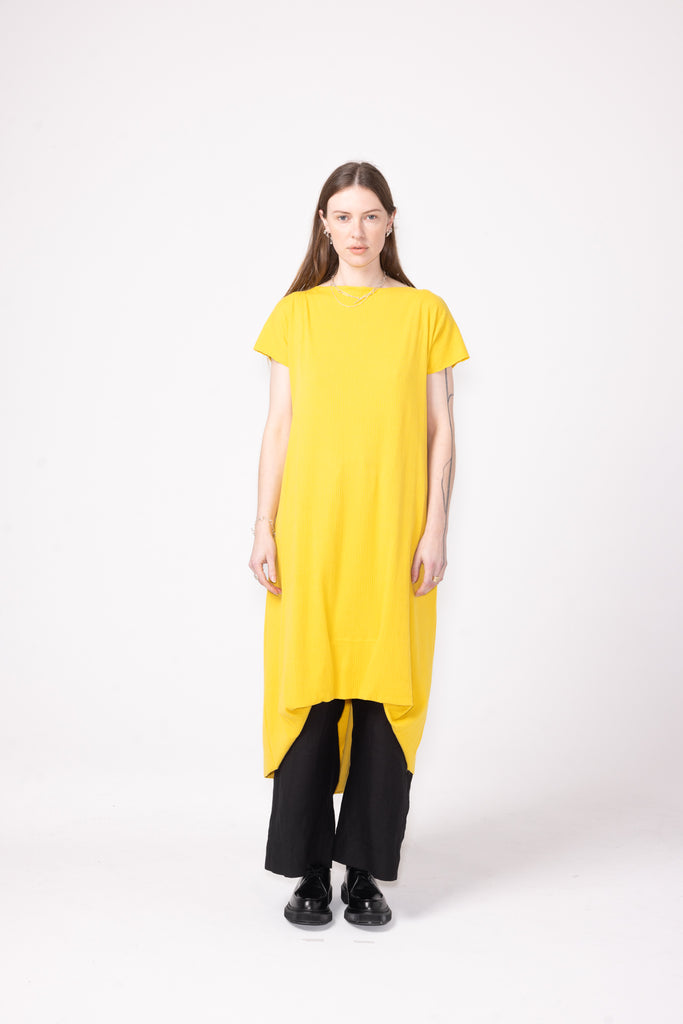 Bend Dress | Turmeric Rib