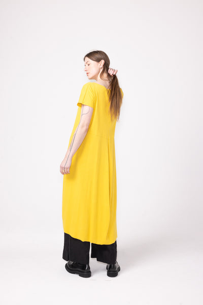 Bend Dress | Turmeric Rib