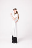 Bend Dress | White Rib